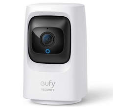 eufy Security Solo IndoorCam P24 4MP Pan & Tilt Wi-Fi Security Camera with Night Vision.