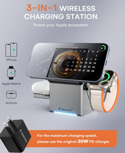 MAXCO Geometry Qi2 3-in-1 MagSafe Wireless Charger