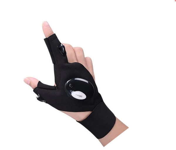 LED Flashlight Gloves for Night Work, Camping, and Outdoor Activities