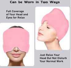 Migraine Relief Cap / Headache Ice Pack Mask