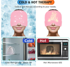 Migraine Relief Cap / Headache Ice Pack Mask