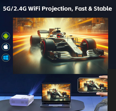 Portable Projector with Smartphone Connectivity