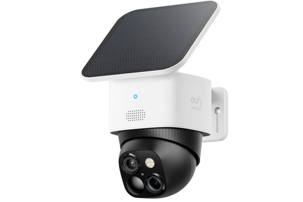 eufy Security S340 SoloCam Wireless Outdoor Security Camera with Dual Lens and Solar Panel