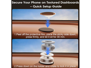 K007 Magnetic Phone Holder with Vacuum Suction