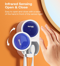 Bitvae Toothbrush Cleaner & Holder: UV-C Cleaning and Air Drying Wall Mount with LED Smart Screen
