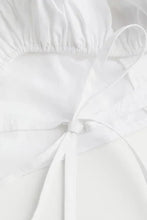 H&M Cropped Cut-Out Blouse White - BEAUTY BAR