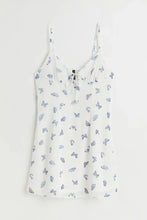H&M Cut-Out-Detail Chiffon Dress White-Butterflies - BEAUTY BAR