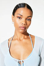 H&M Mesh Cardigan Light Blue - BEAUTY BAR