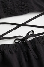 H&M Two-Piece Tie-Detail Dress Black - BEAUTY BAR