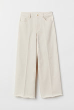 H&M Wide High Waist Cropped Beige - BEAUTY BAR
