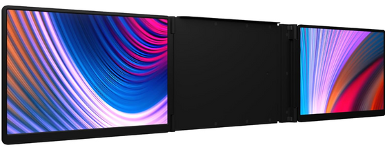 Dual Portable Monitor Setup for Laptops