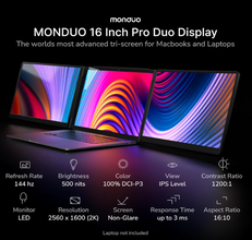 Dual Portable Monitor Setup for Laptops